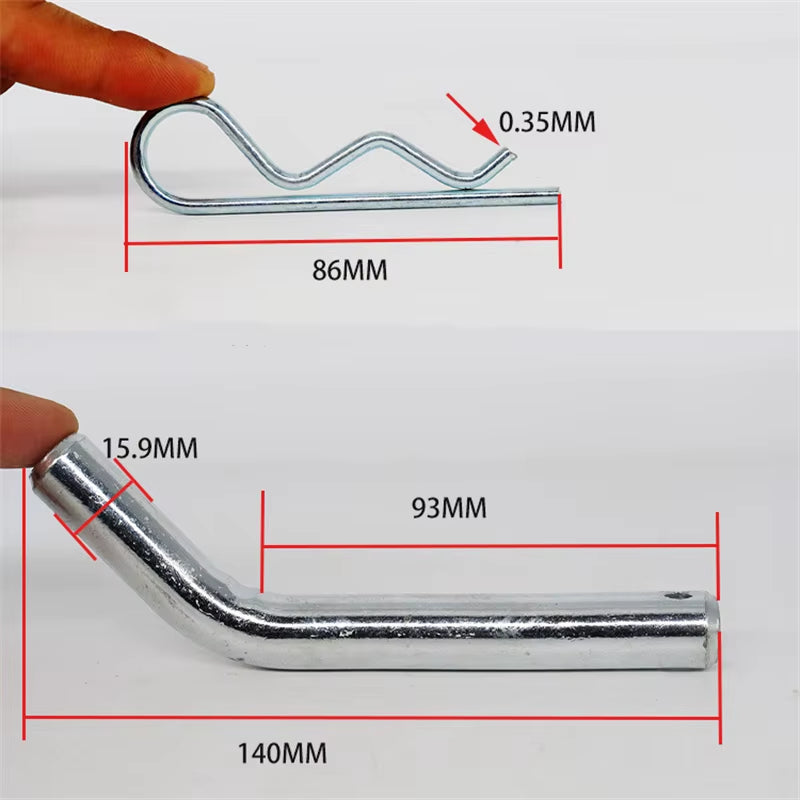 Trailer Hitch Pin and Clip – 5/8 in Zinc-Plated Steel – image 3