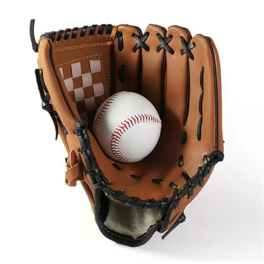 Baseball Glove, PU Leather Left Hand Fielding Practice Mitt – image 7