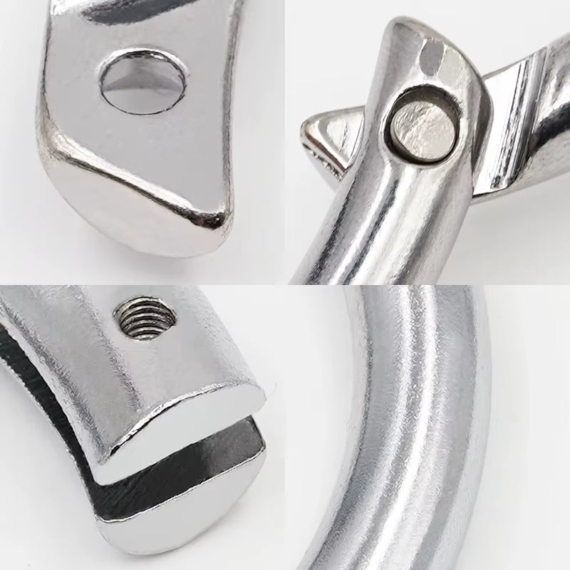Metal Cattle Nose Ring Lead Clamp, 9-10 cm