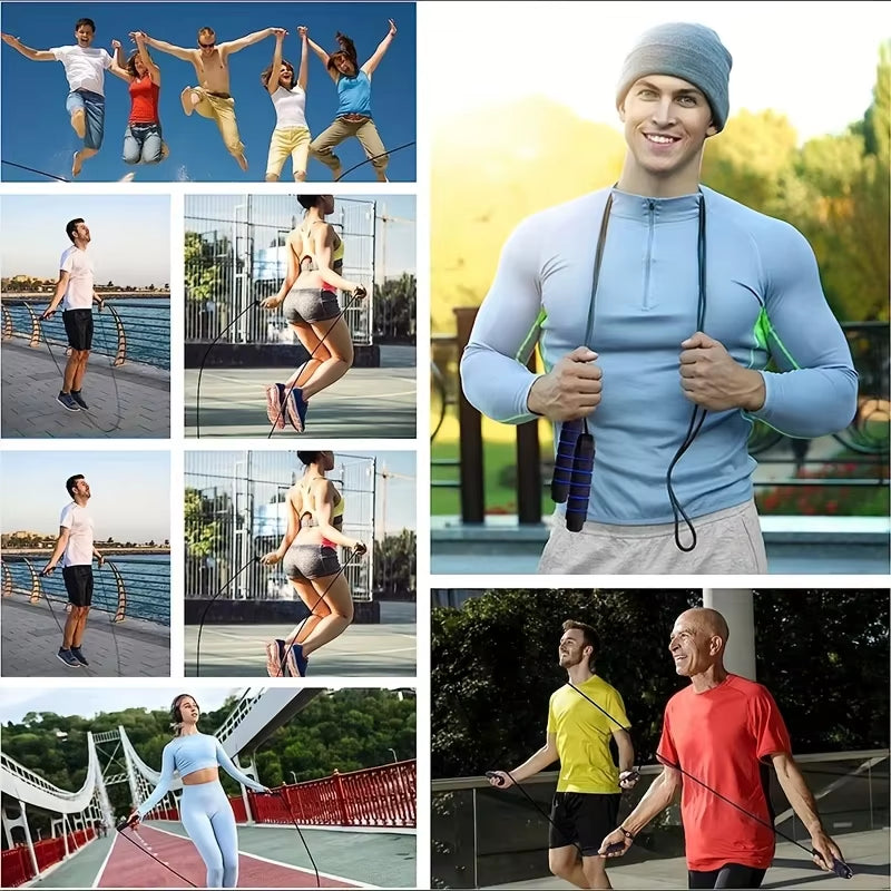 Jump Rope Adjustable Tangle-Free with Ball Bearing Handles – image 6