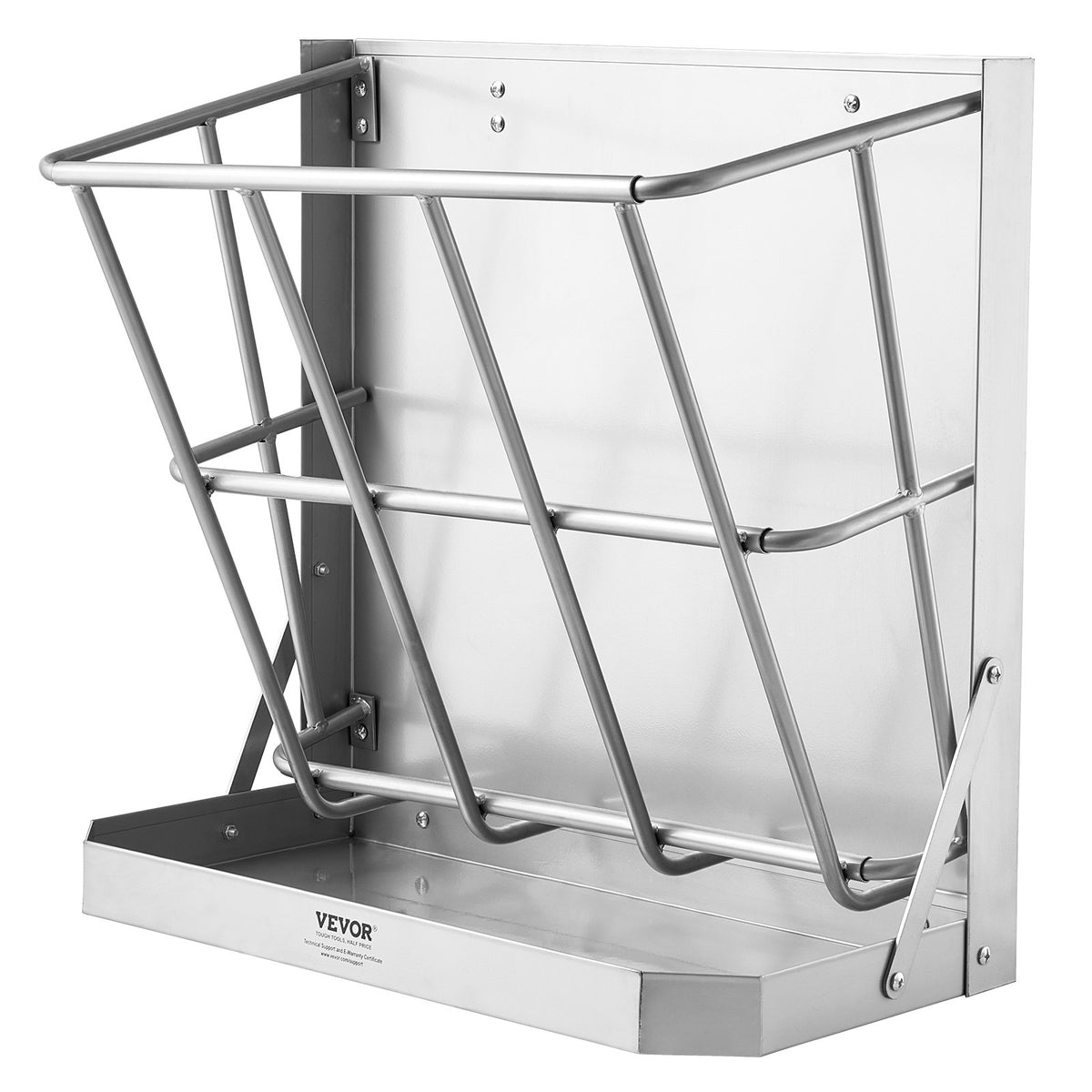 Wall Mounted Goat Hay Feeder 2-in-1 Hay and Grain Feeder 21 Gallon – image 6