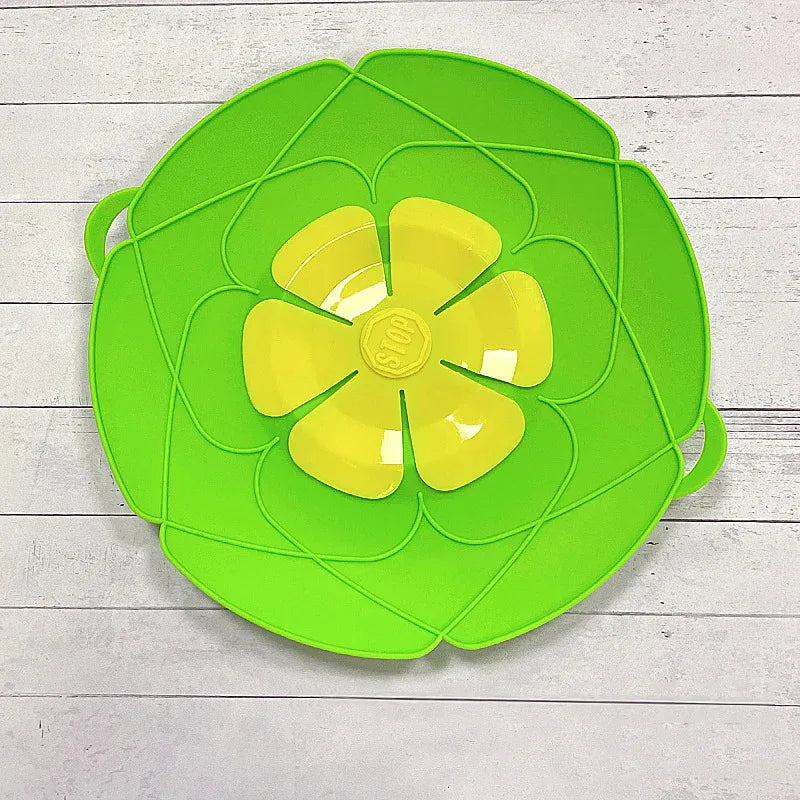 Silicone Anti-Overflow Pot Lid – Spill Stopper Cover – image 6