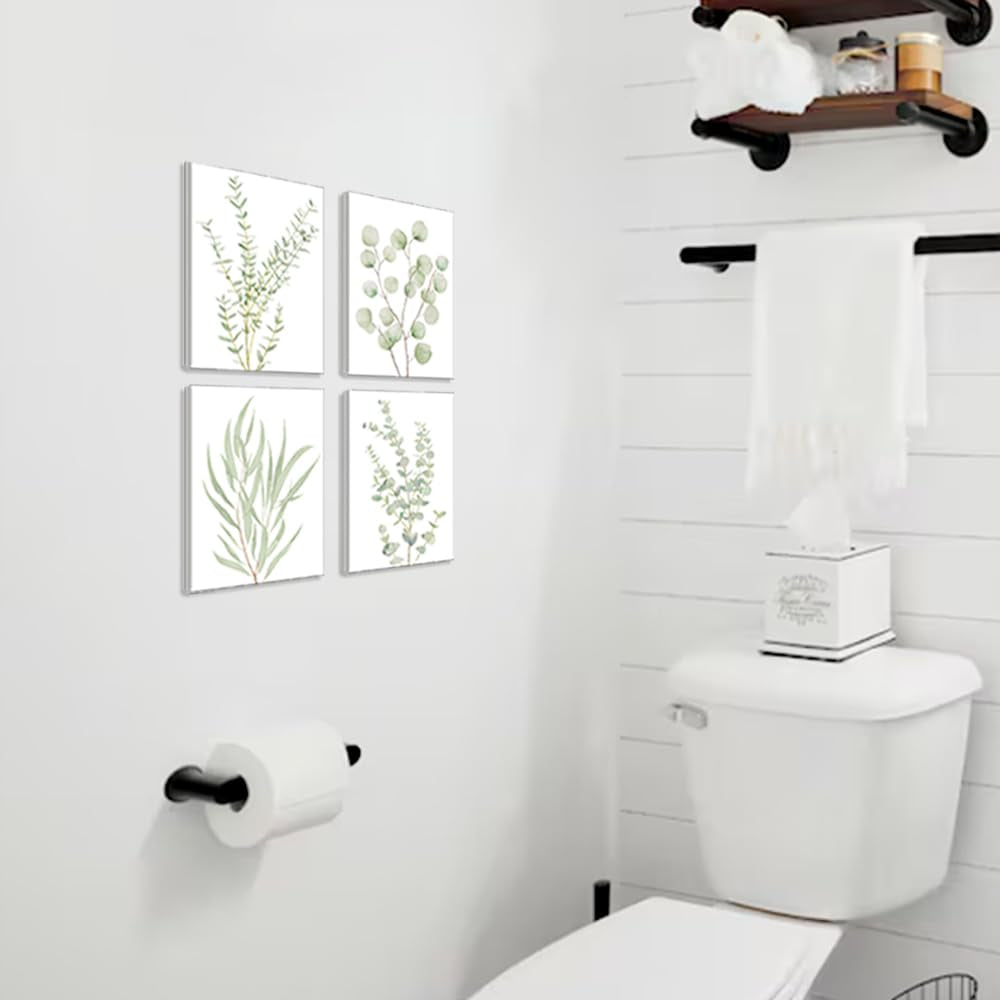 Botanical Framed Canvas Wall Art Set of 4, 8 x 10 Inch Prints – image 3