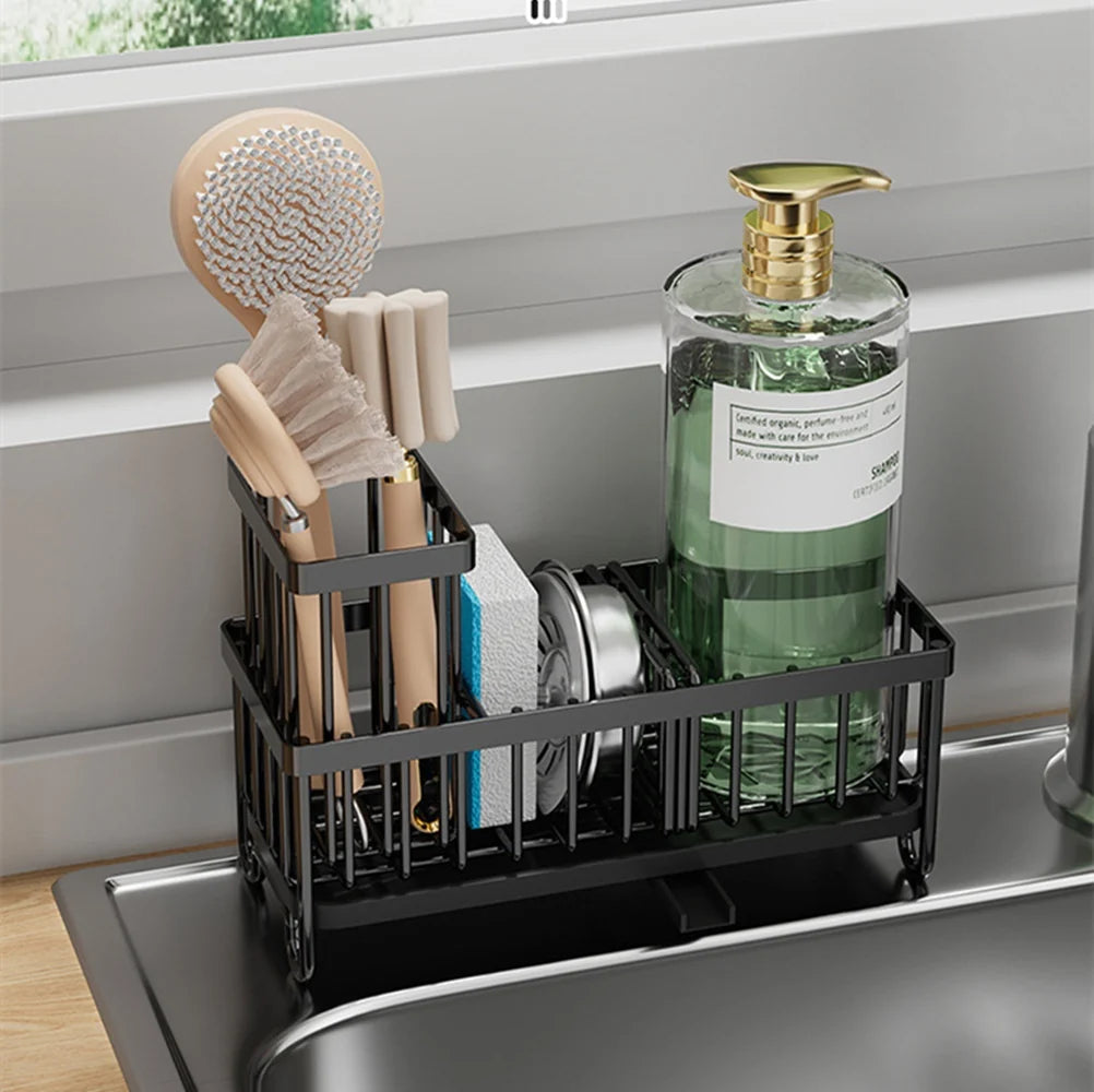 Kitchen Sink Sponge & Soap Drain Rack – image 8