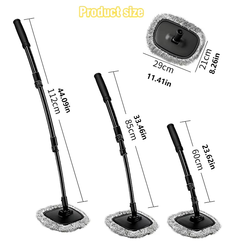 Car Wash Brush Mop – Telescoping Handle 60–112 cm – image 7