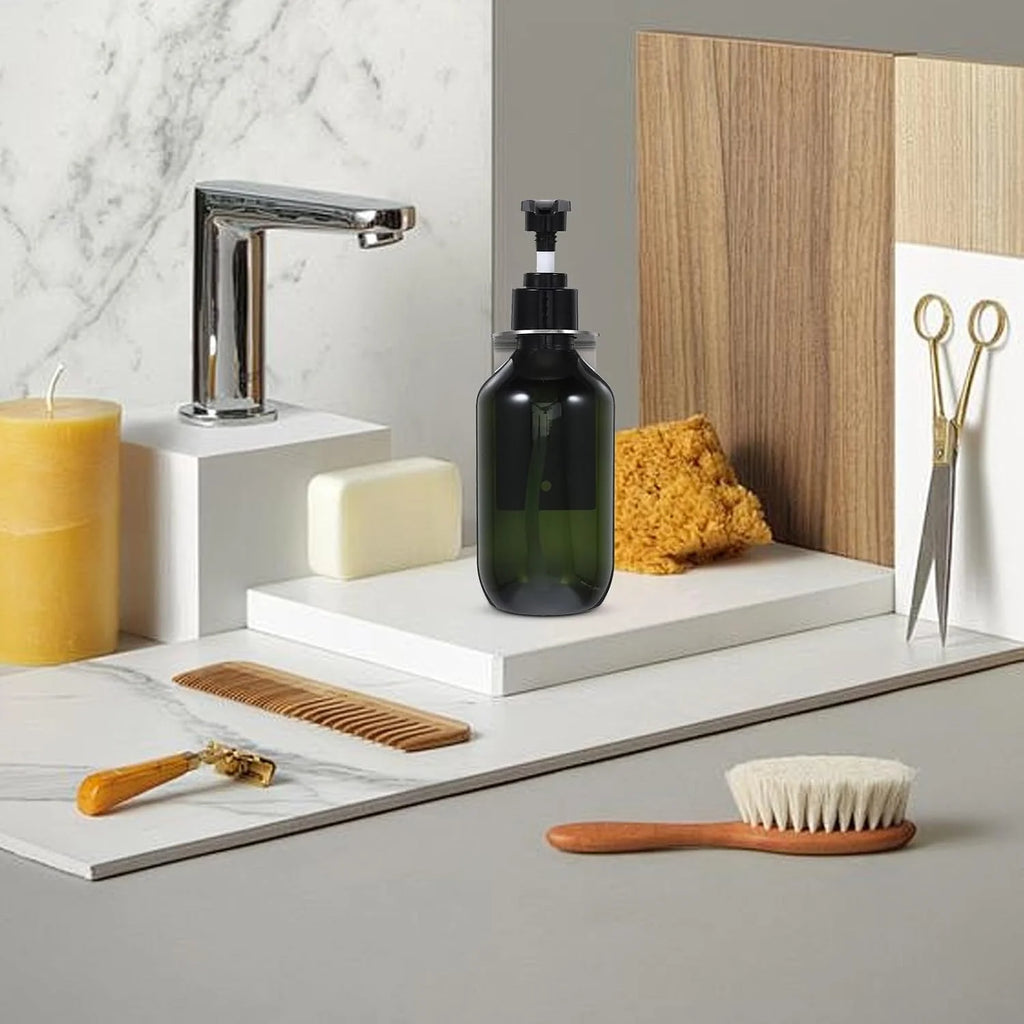 Wall Mount Soap Dispenser - Stainless Steel Shelf with Bottle – image 4