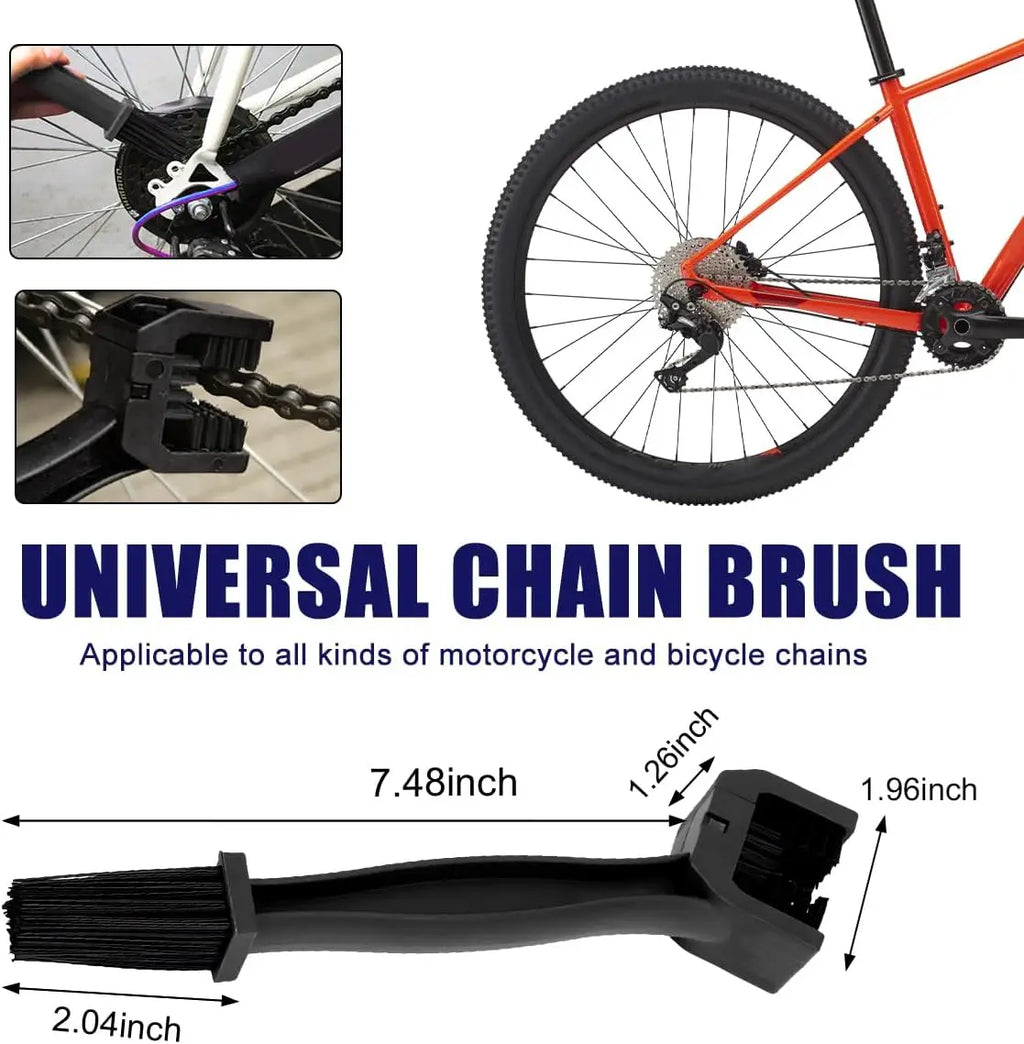 Chain Cleaner Brush - Bike & Motorcycle Chain Scrubber Tool – image 2