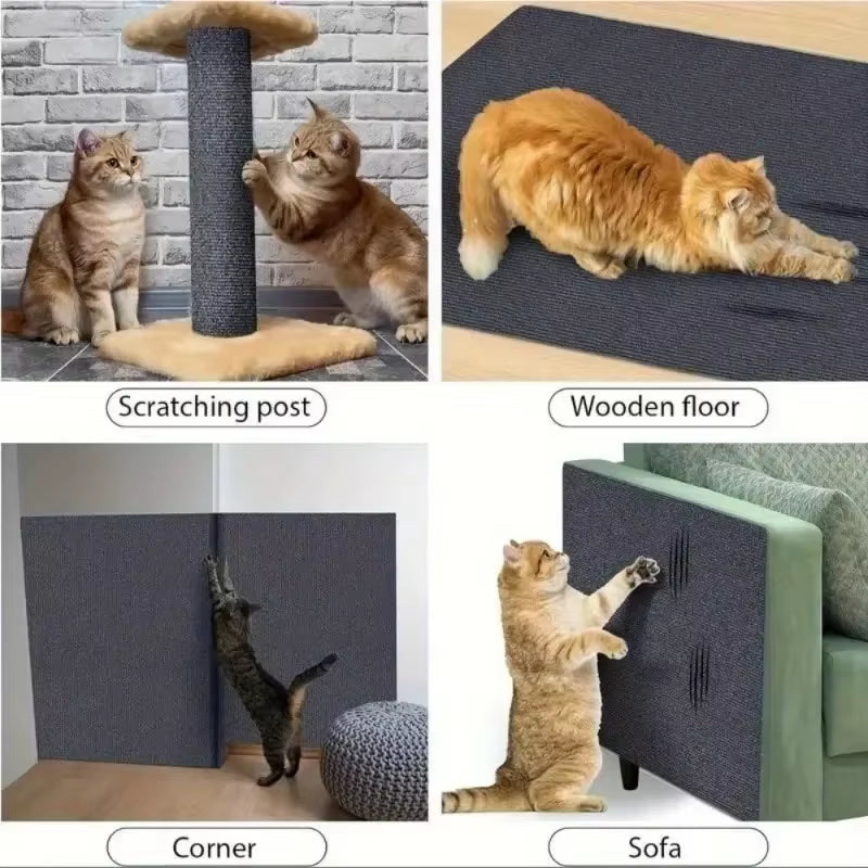 Cat Scratch Mat - Self-Adhesive Trimmable Sofa Protector 60x200cm – image 6