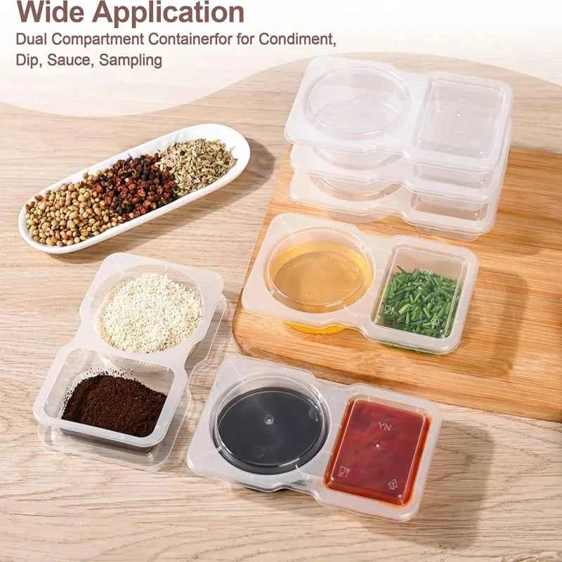 Spice Jars 20-Pack - Stackable Clear 4oz Containers with Labels – image 3