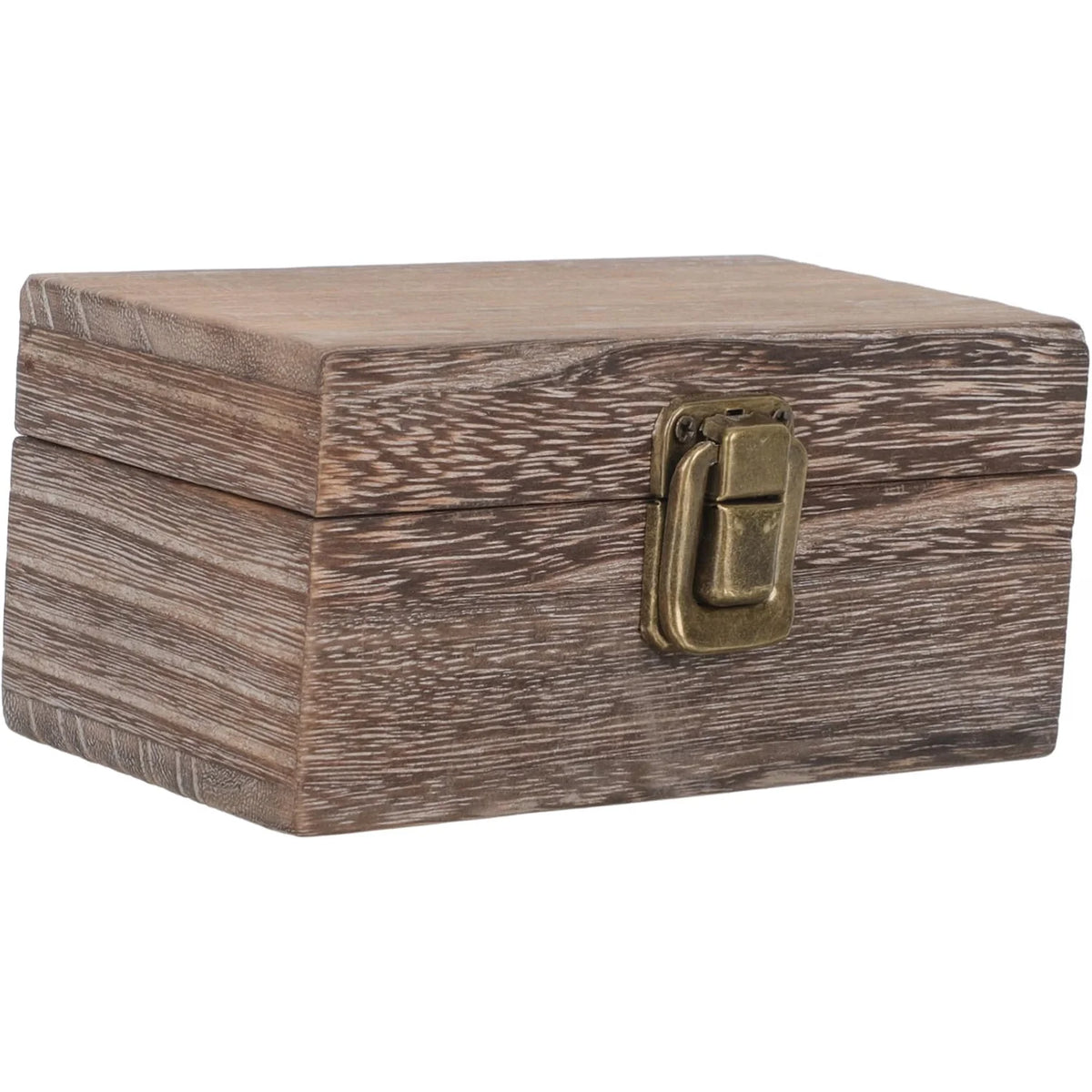 Jewelry Box – Small Wooden Organizer with Lid, Charcoal