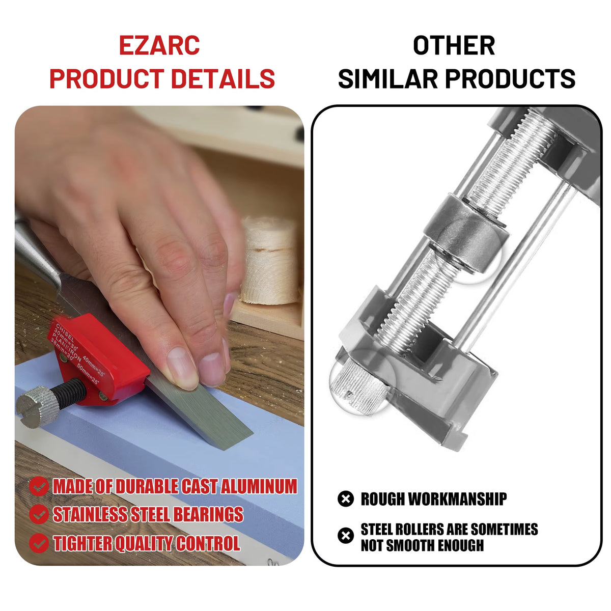 Honing Guide – Chisel & Plane Blade Sharpening Jig – image 6