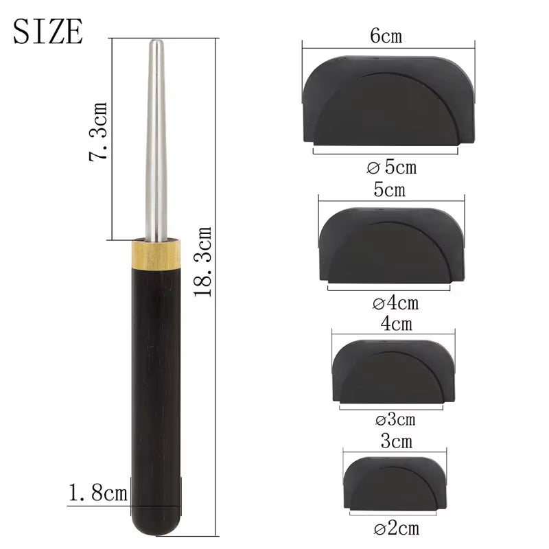 Saxophone Tone Hole Leveling Repair Tool with 4 Pads – image 5