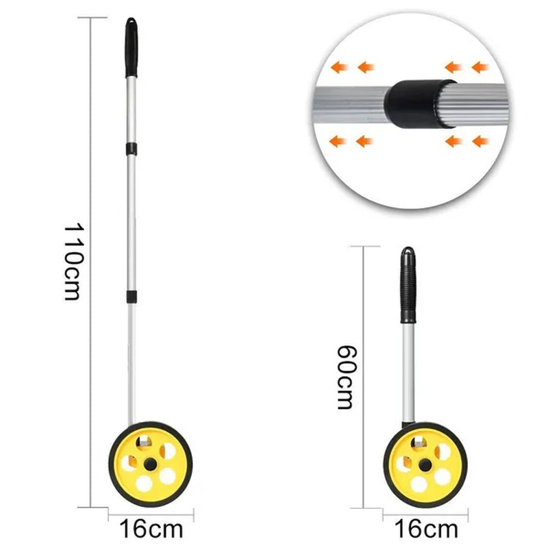 Distance Measuring Wheel with Folding Handle, 0 to 9999.9 m – image 5