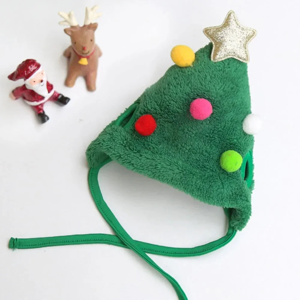 Christmas Pet Costume Set - Santa Hat & Scarf for Cats & Dogs