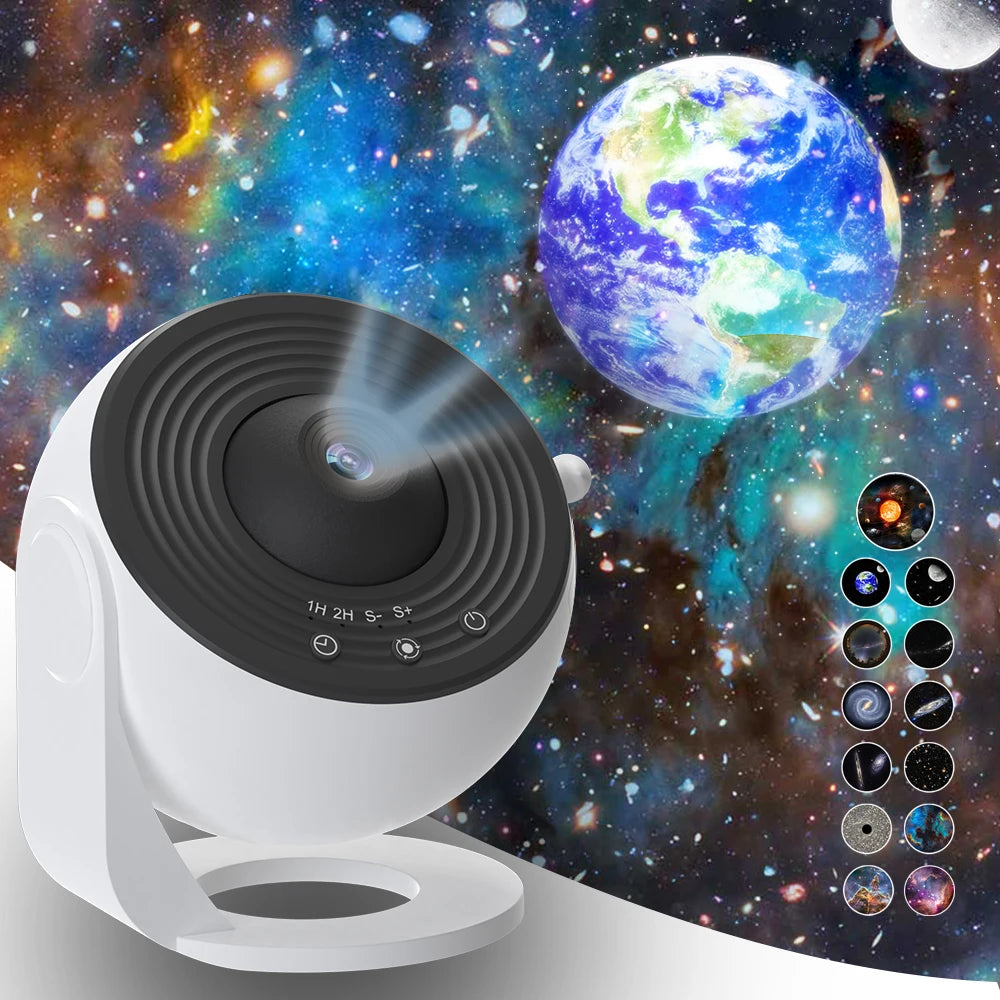 Galaxy Star Projector – Planetarium Night Light with 13 Discs – image 2