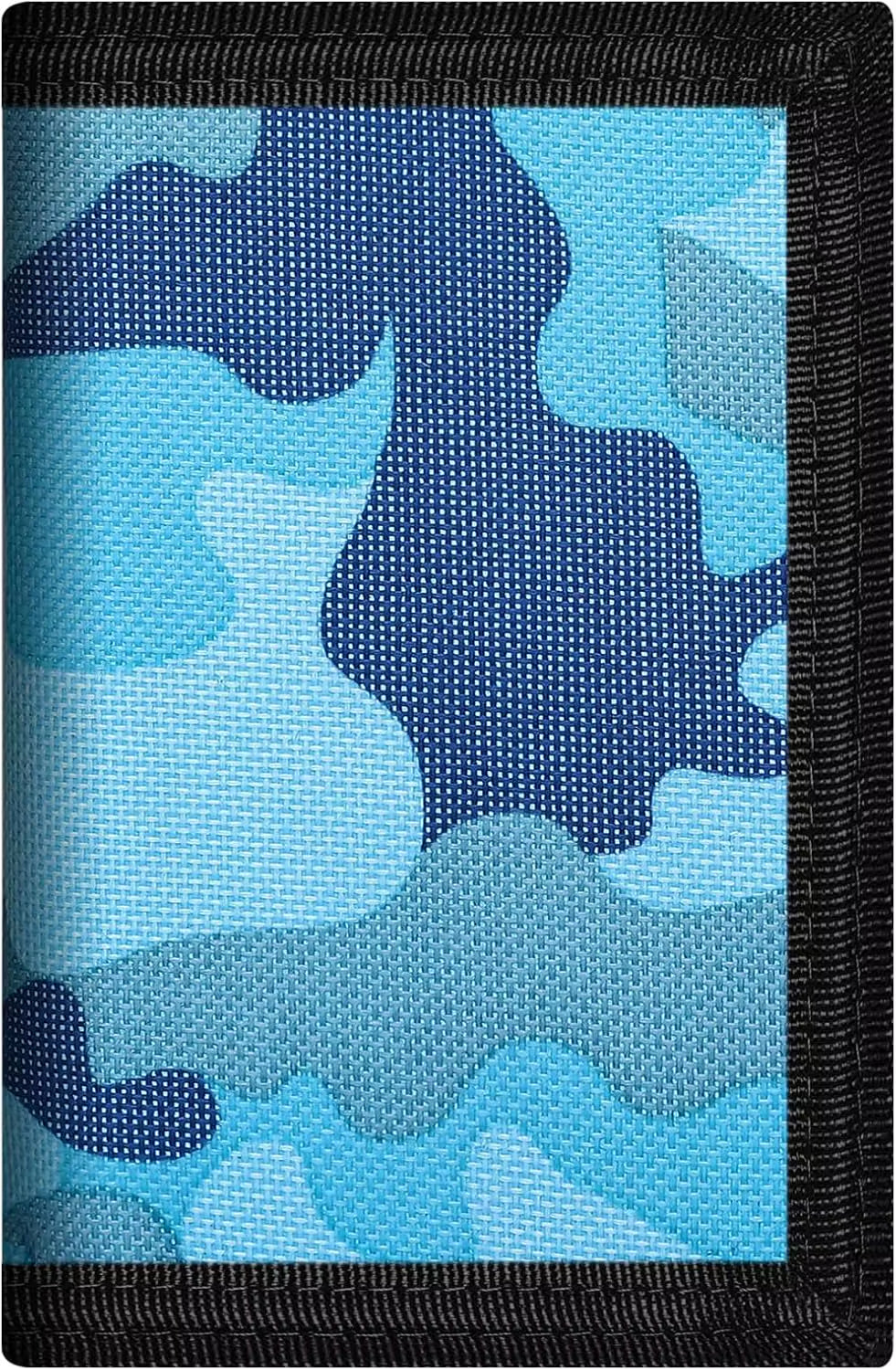 Camo Fabric Wallet with Lanyard - Short Bifold Card Holder – image 3