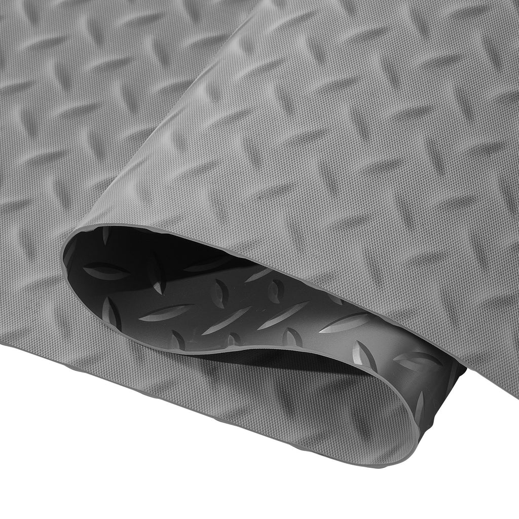 Garage Floor Mat Roll 4.9 x 13 ft, Diamond Texture Vinyl Flooring – image 8