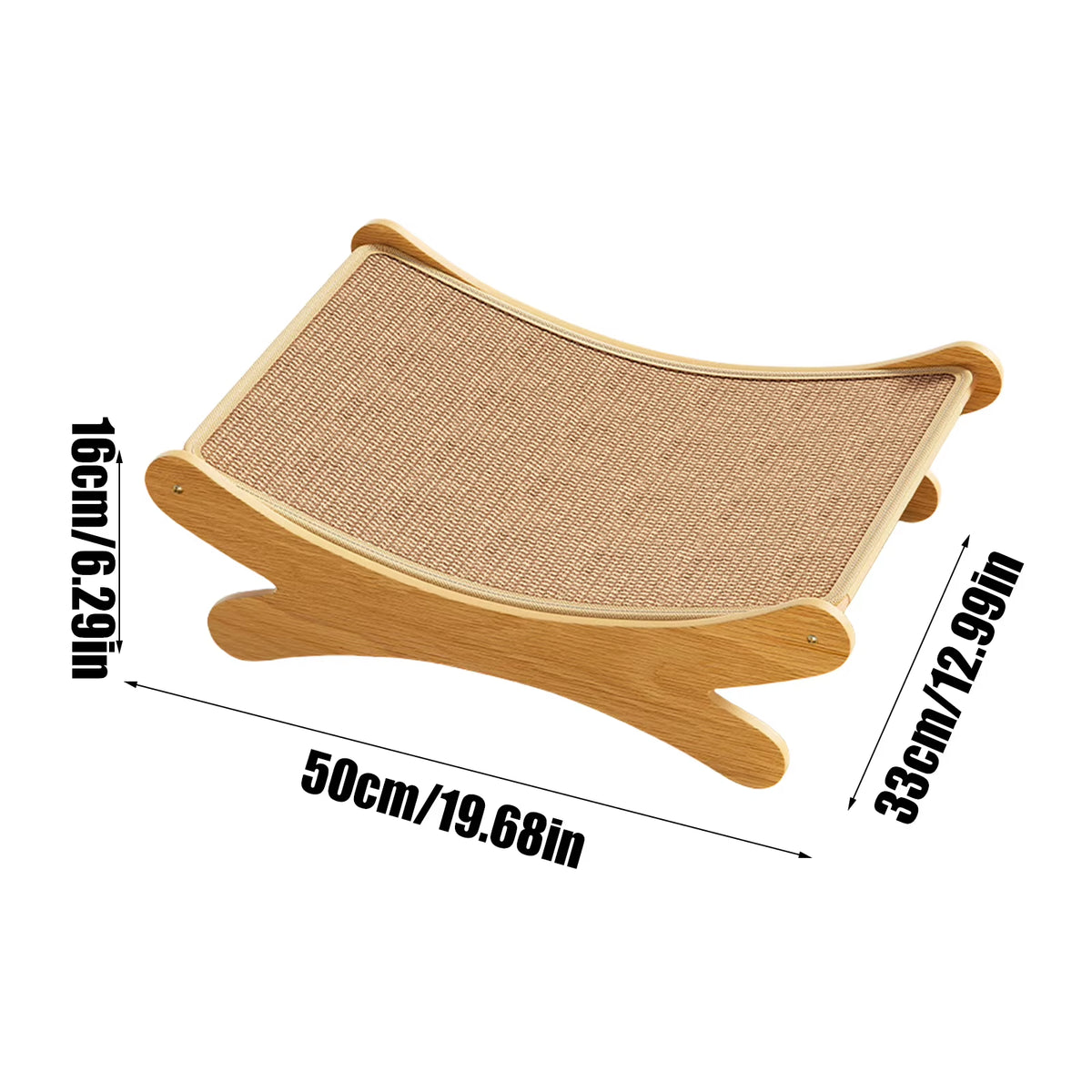 Sisal Cat Scratcher Bed – Raised Scratching Pad & Lounger – image 12
