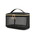 Hanging Toiletry Bag – 2-Pack Double-Layer Mesh Cosmetic Bag