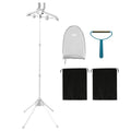 Adjustable Garment Steamer Stand with Hanger, Foldable, 33–63 in – image 1