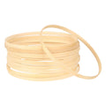 Bamboo Floral Hoop Rings, 10-Pack 26 cm Macrame & Wreath Hoops