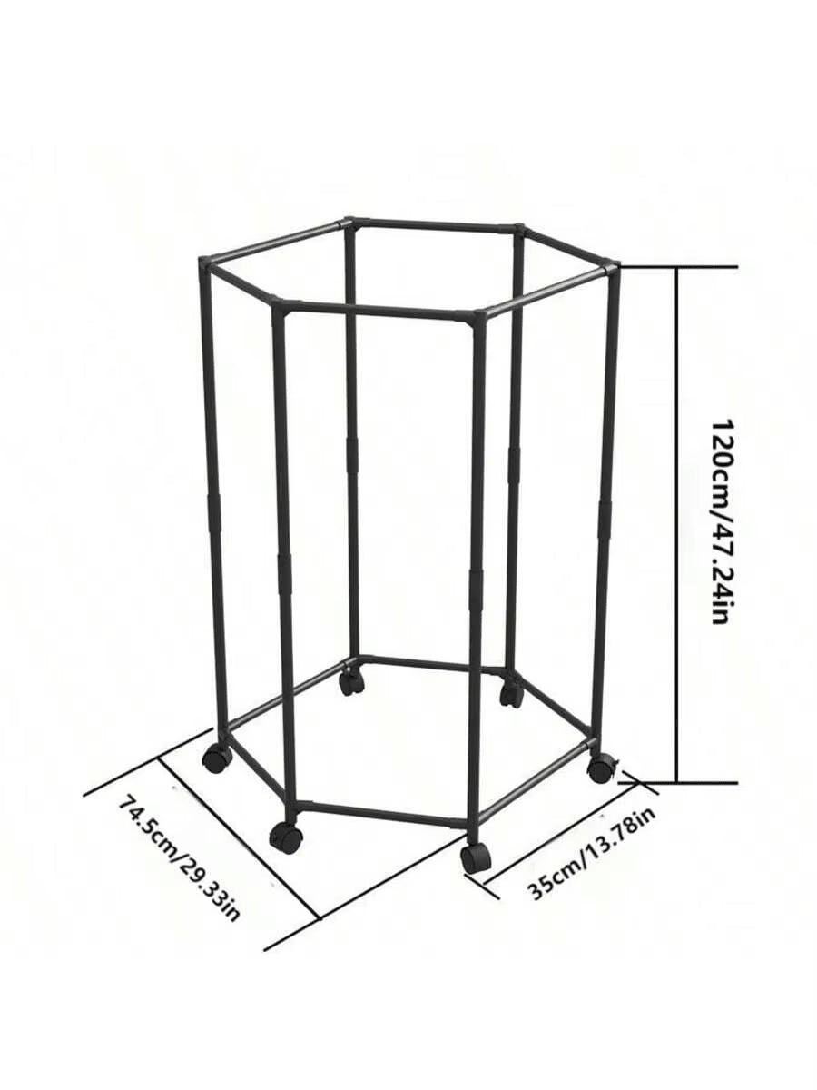 Clothes Drying Rack, Rotating Hexagonal, Single or Double Layer – image 4