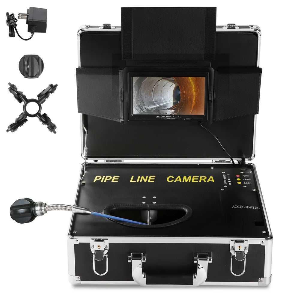 Sewer Camera 100 ft – 7 in Pipe Inspection Camera with DVR – image 11
