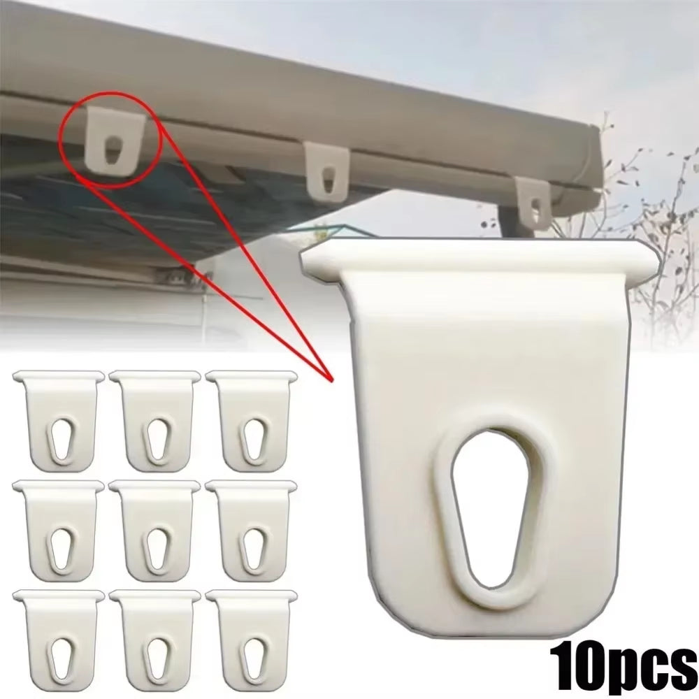 RV Awning Hooks - 10-Pack Awning Rail Clothes and Light Hangers – image 4