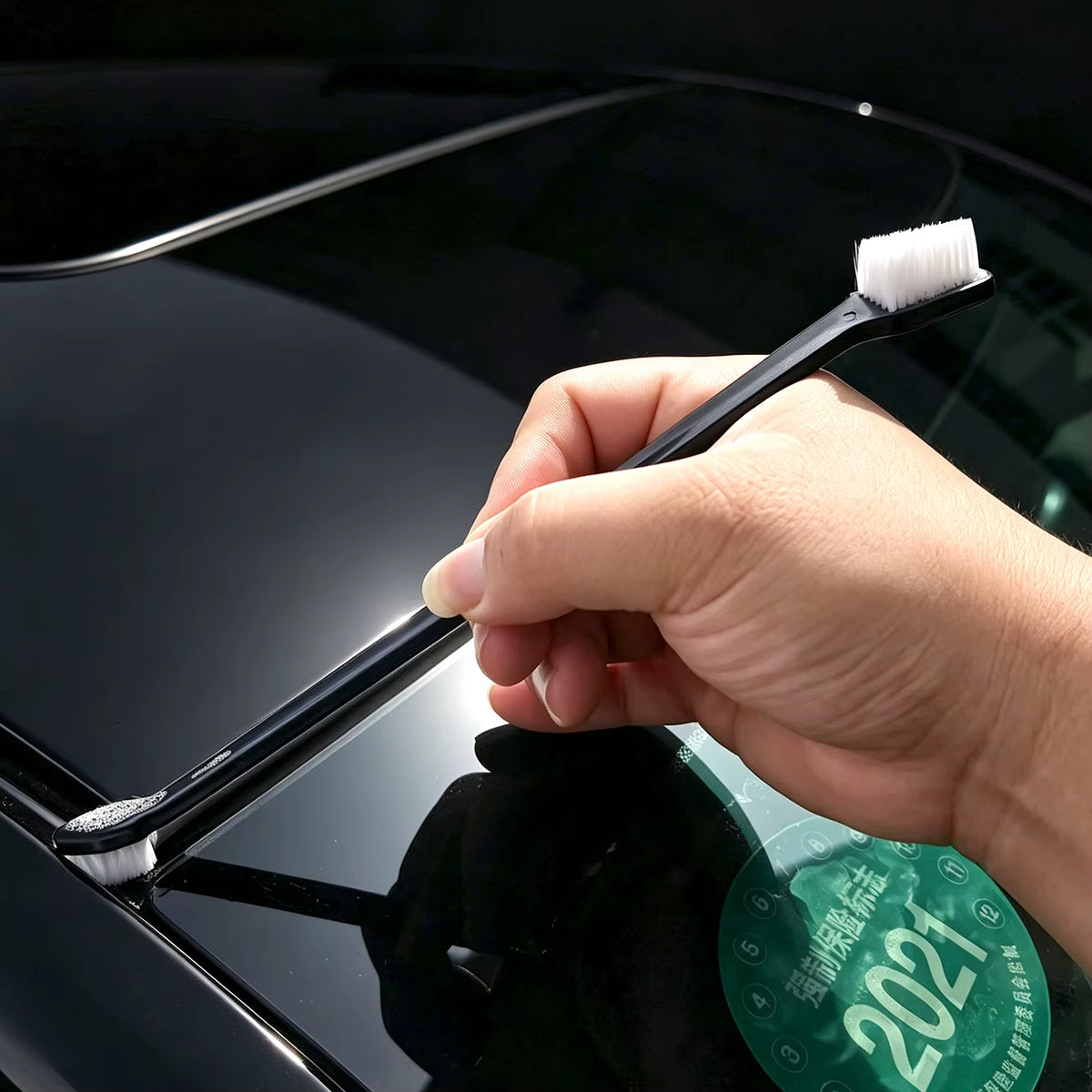 Car Detailing Brush 2-Pack – Double-Head Crevice Brush – image 5