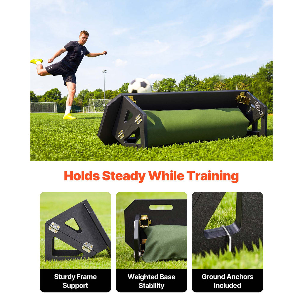 Portable Soccer Rebounder Board, 40 x 12 in, 3 Angles – image 4