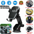 Wireless Car Charger Mount, Qi Fast Charging Phone Holder