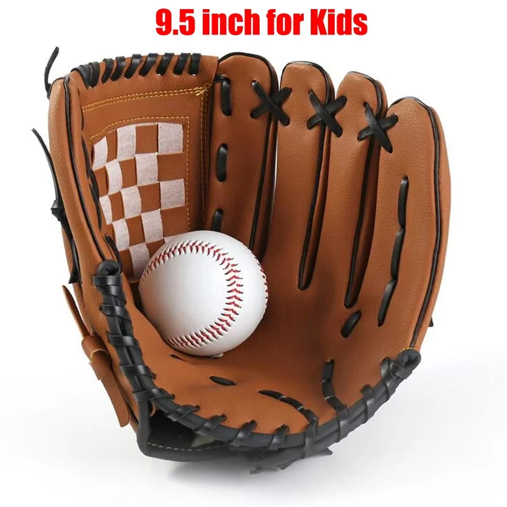 Baseball Glove, PU Leather Left Hand Fielding Practice Mitt