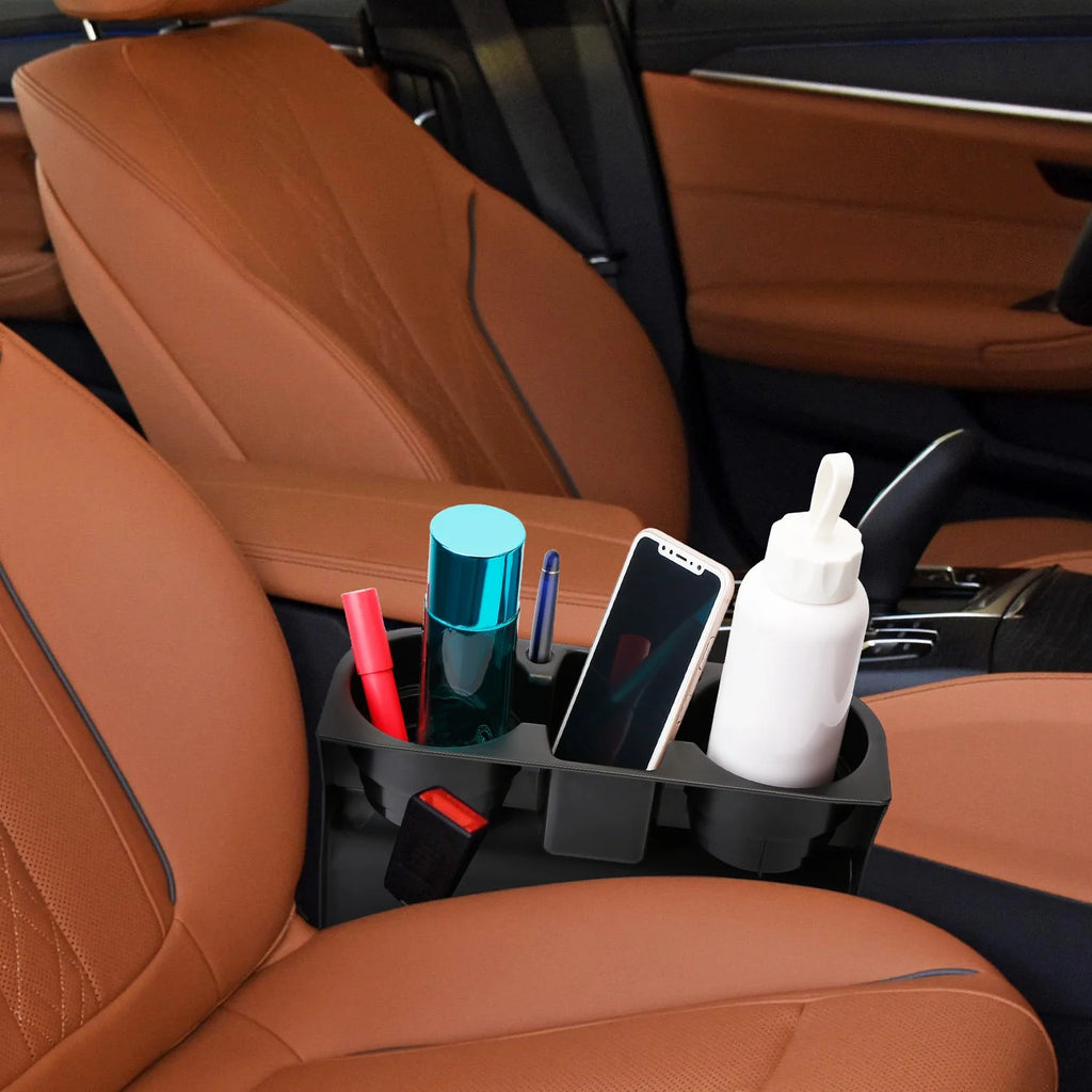 Car Seat Gap Organizer – Cup Holder Wedge with Phone Slot – image 6