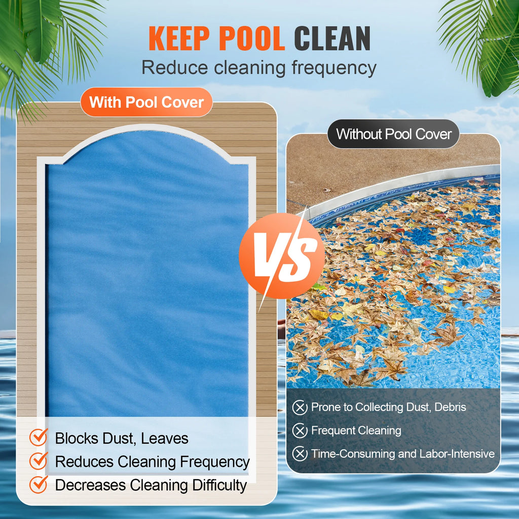 Solar Pool Cover 36 x 18 ft Rectangle, 12 Mil Solar Blanket – image 5