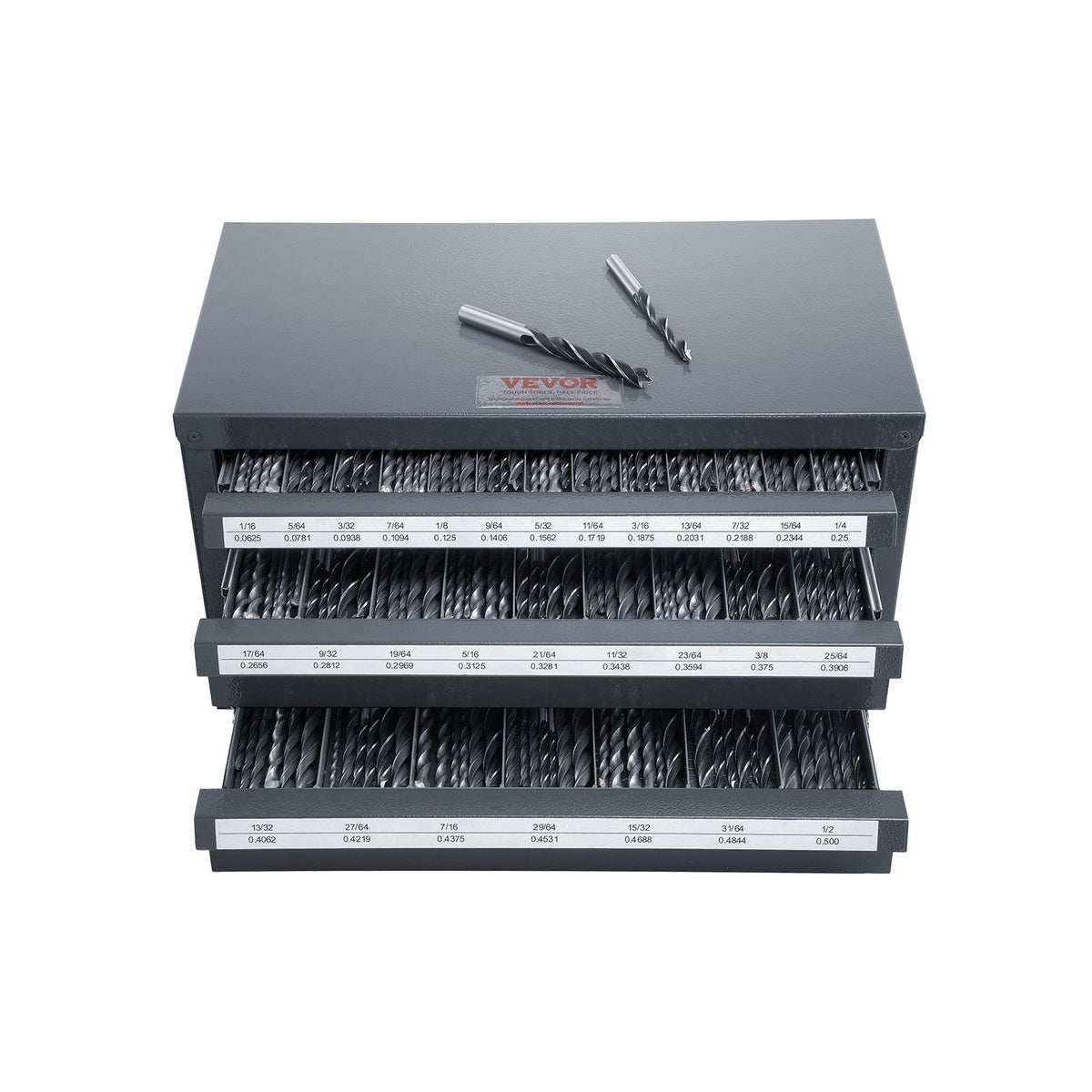 Steel Drill Bit Dispenser Cabinet with 3 Drawers, Stackable – image 5