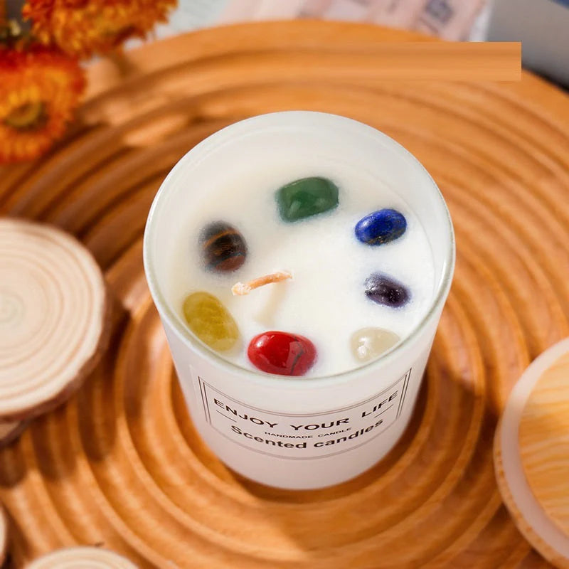 Crystal Stone Soy Wax Scented Candle Gift Box – image 7