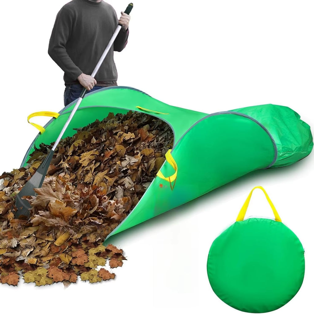 Pop-Up Reusable Leaf Collector Bag 83 X 33 In