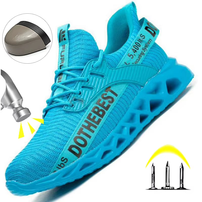 Oilfield Steel Toe Work Shoes, Lightweight Puncture-Resistant Sneakers – image 3