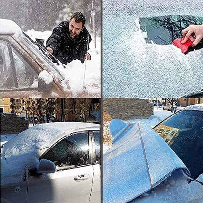 Windshield Snow Cover 57 x 37 in, 4-Layer Ice and Frost Guard – image 5
