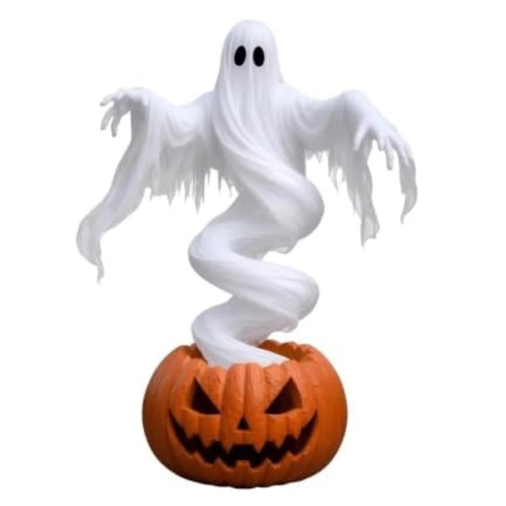 Swirling Ghost Pumpkin Yard Light 43.3 in, LED Resin Halloween Decor – image 4