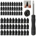 Tire Plug Screws 60-Pack - Rubber Puncture Repair Nails