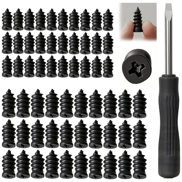 Tire Plug Screws 60-Pack - Rubber Puncture Repair Nails