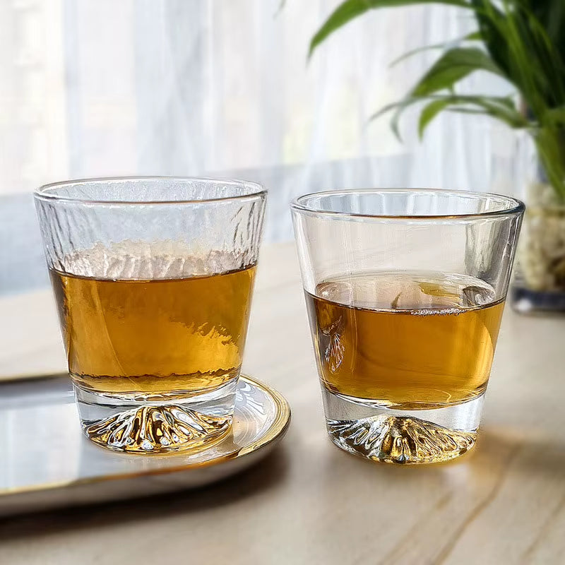 Mount Fuji Glass Tumblers, Set of 2 – image 3