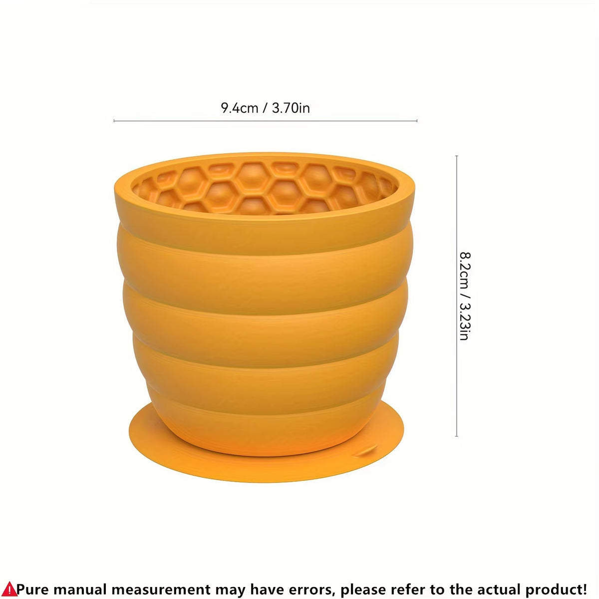 Silicone Slow Feeder Dog Bowl Cup - Anti-Slip, Small & Large Sizes