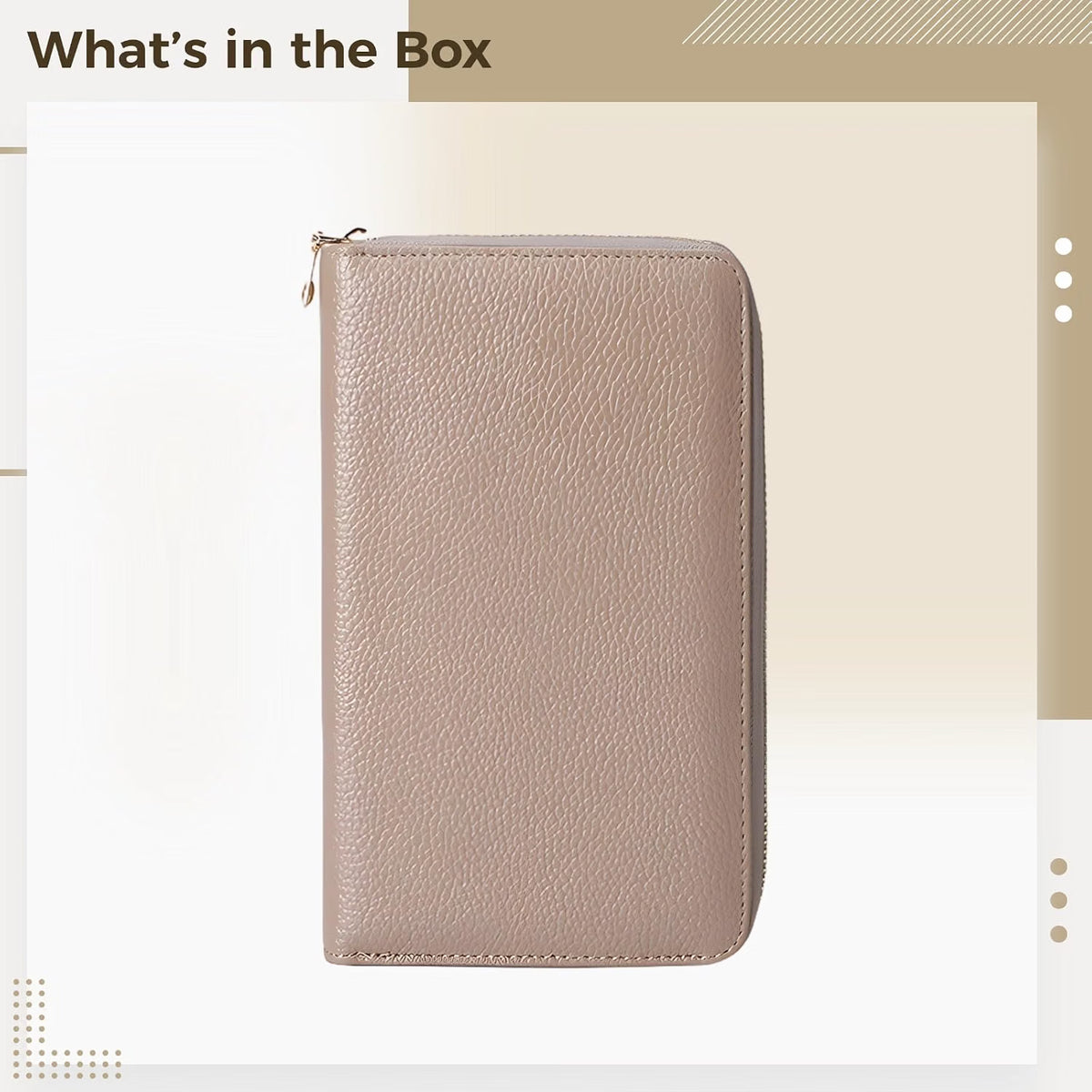 RFID Blocking Wallet for Women, Croc-Texture PU Leather Clutch – image 3