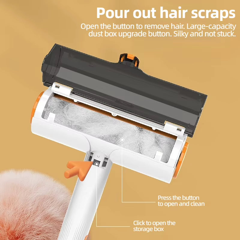 Pet Hair Remover Roller - Reusable Fur Remover for Couch & Carpet – image 5