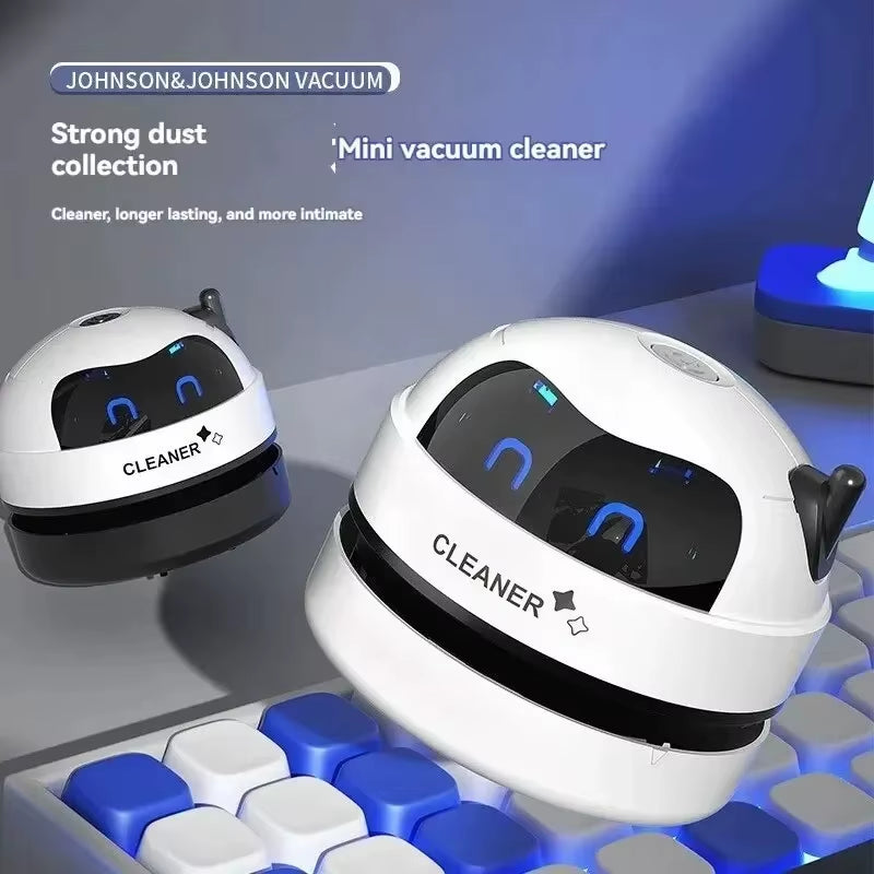 Mini Cordless Car Vacuum - USB Rechargeable Handheld Desk & Car Dust Cleaner
