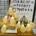 Snow Globe String Lights, 10 LED Battery Christmas Lights 6.5 ft