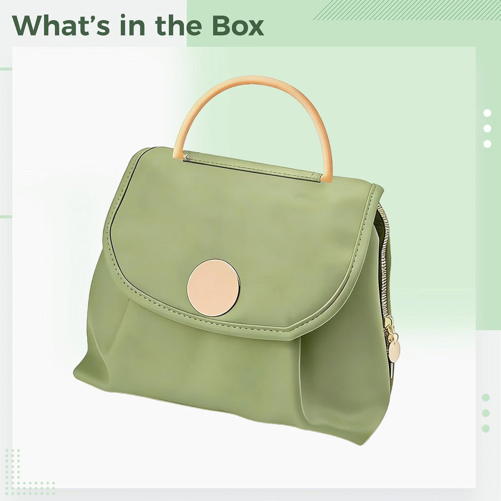 Toiletry Bag, Hanging Waterproof Leather Travel Organizer, Green – image 4