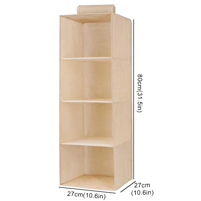Hanging Wardrobe Organizer with Drawer Storage – image 7